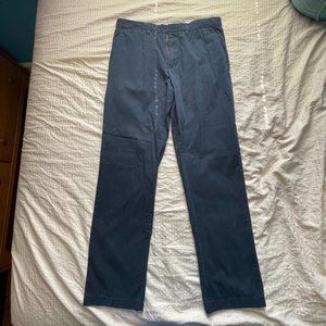 J. Crew Straight Navy Chinos 32x32